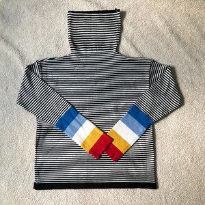 LIKE NEW; CROPPED TURTLENECK SWEATER; ONE SIZE